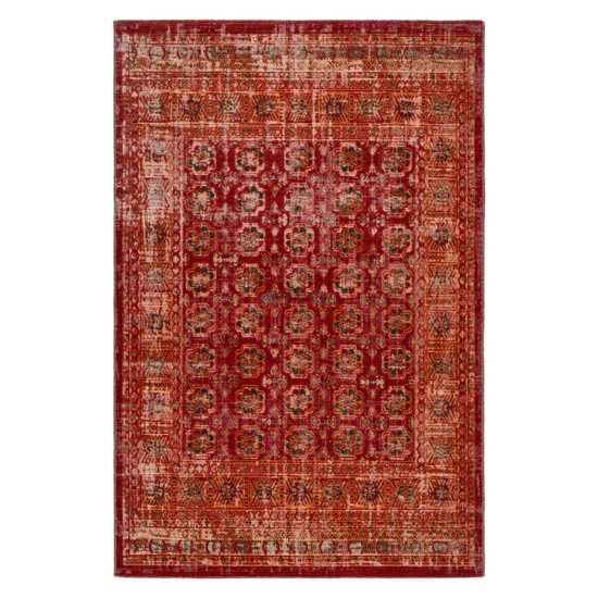 myTilas 246 Piros színű vintage mintás szőnyeg