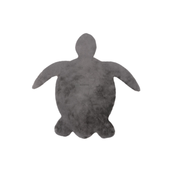 MyLuna 853 Szürke színű teknős alakú puha gyerekszőnyeg 92-83cm