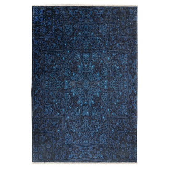 myAzteca 550 Kék színű mintás szőnyeg
