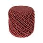 Kép 1/3 - MyPouf Royal 888 Bordó színű kör alakú pouf ülőke