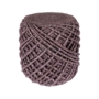 Kép 1/3 - MyPouf Royal 888 Lila színű kör alakú pouf ülőke