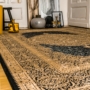 Kép 5/5 - myPalace 160 Arany fekete mintás luxus szőnyeg