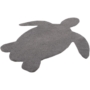 Kép 3/5 - MyLuna 853 Szürke színű teknős alakú puha gyerekszőnyeg 92-83cm