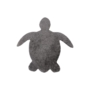 Kép 1/5 - MyLuna 853 Szürke színű teknős alakú puha gyerekszőnyeg 92-83cm