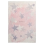Kép 1/5 - MyStars 410 pink színű csillag mintás gyerekszőnyeg 120-170